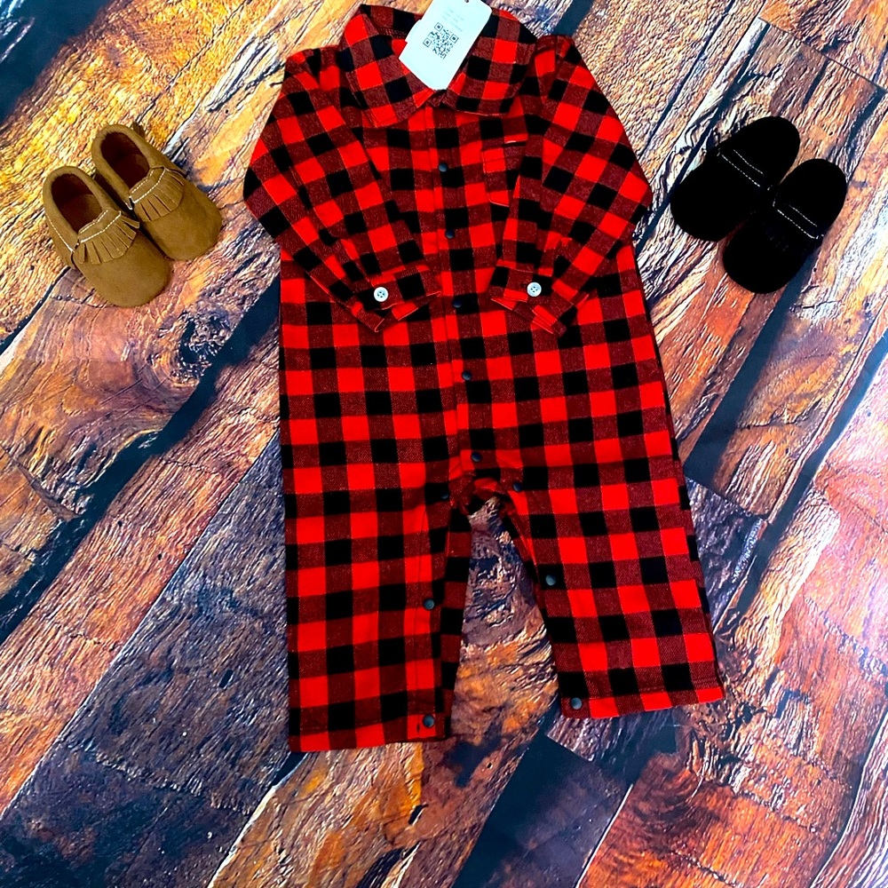 Buffalo Checker Jumper (Red)